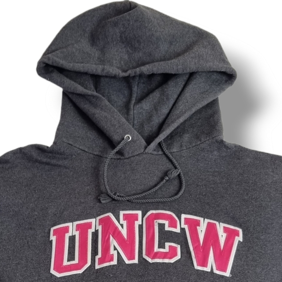 Champion UNCW Hoodie Dark Grey USA Hooded University Sweatshirt Mens Size Medium - Picture 7 of 9